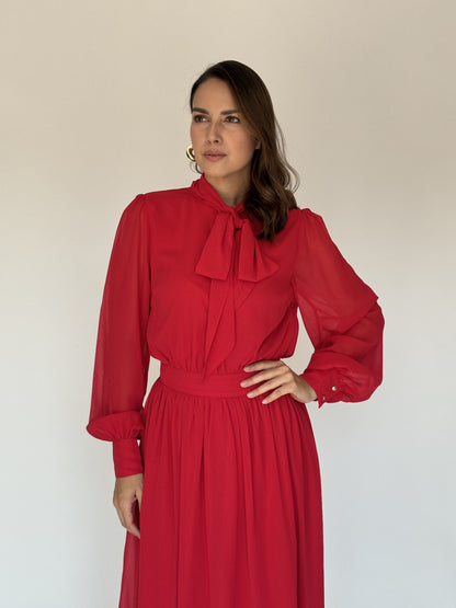 VESTIDO ROJO D21603