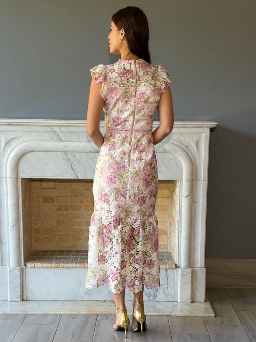 VESTIDO MIDI ESTAMPADO 17163