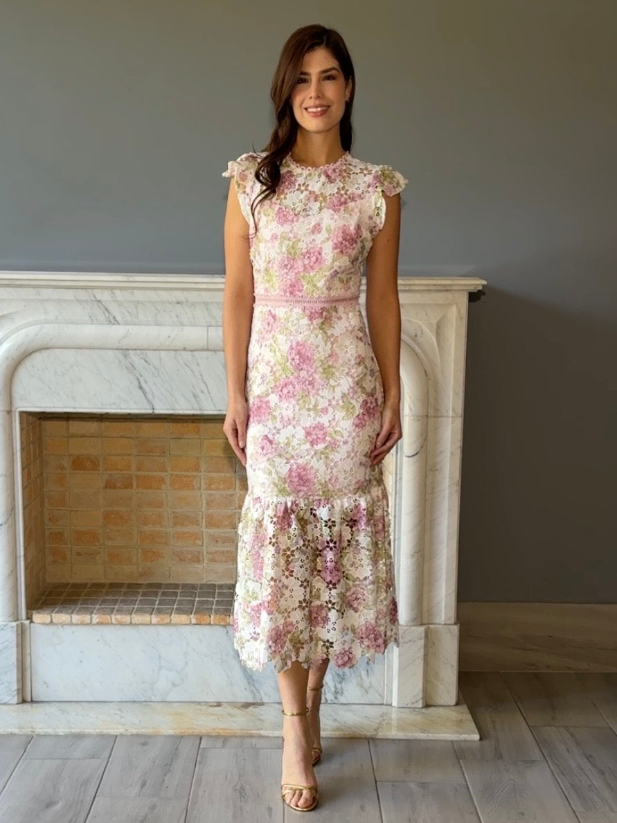 VESTIDO MIDI ESTAMPADO 17163