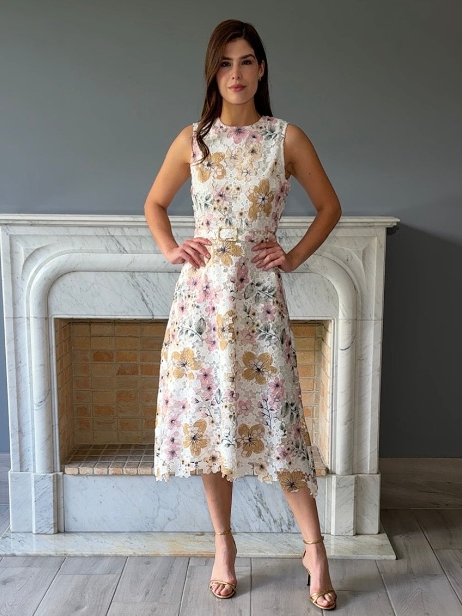 VESTIDO MIDI ESTAMPADO 10224