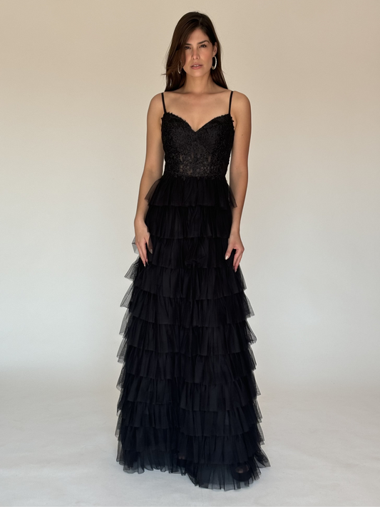 VESTIDO NEGRO 11148