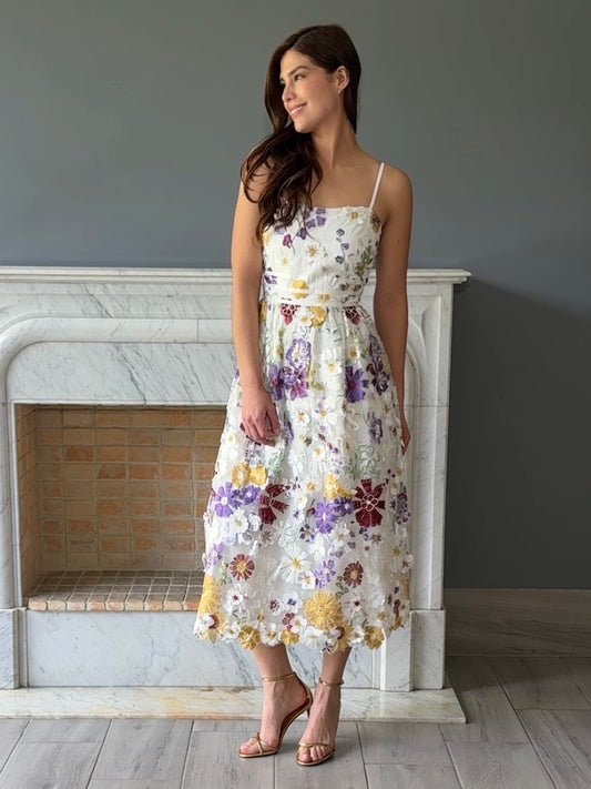 VESTIDO MIDI ESTAMPADO 14927