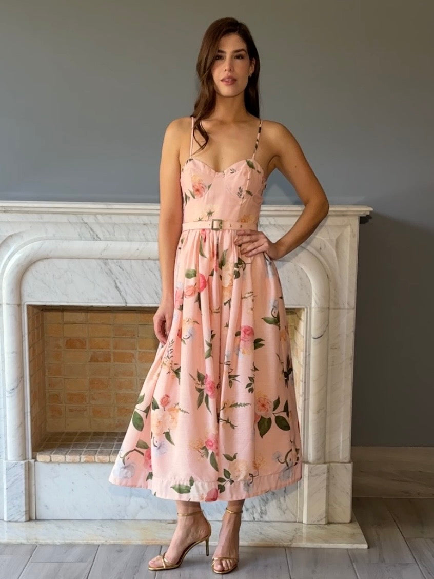 VESTIDO MIDI ESTAMPADO 4793