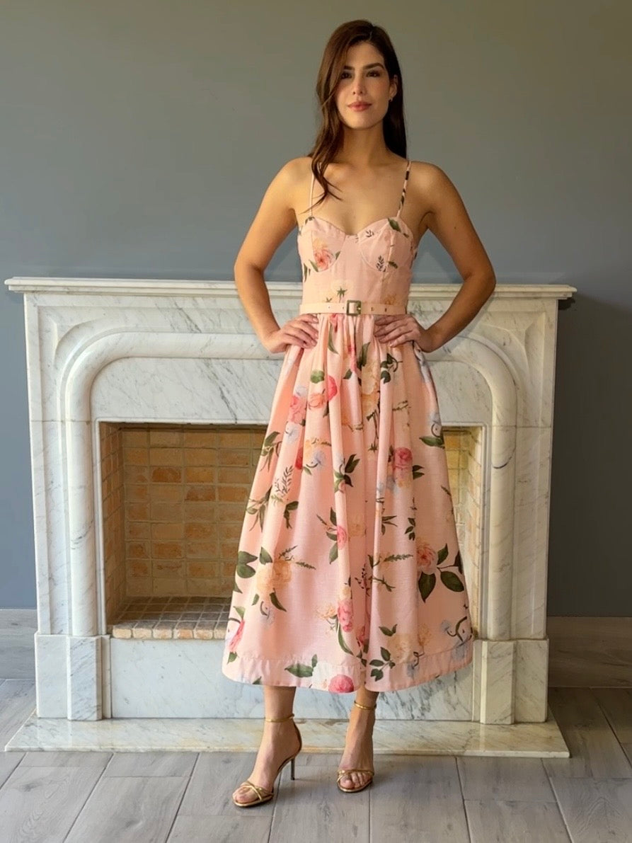 VESTIDO MIDI ESTAMPADO 4793