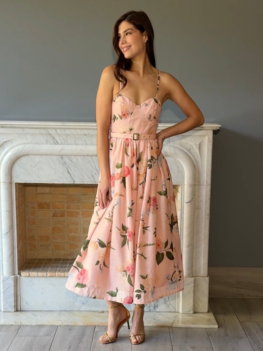 VESTIDO MIDI ESTAMPADO 4793