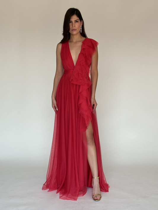 VESTIDO ROJO 507821