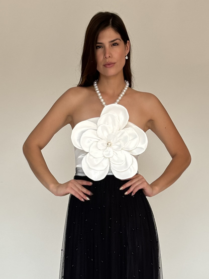 VESTIDO NEGRO D5714