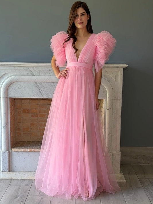 VESTIDO DE TULL ROSA