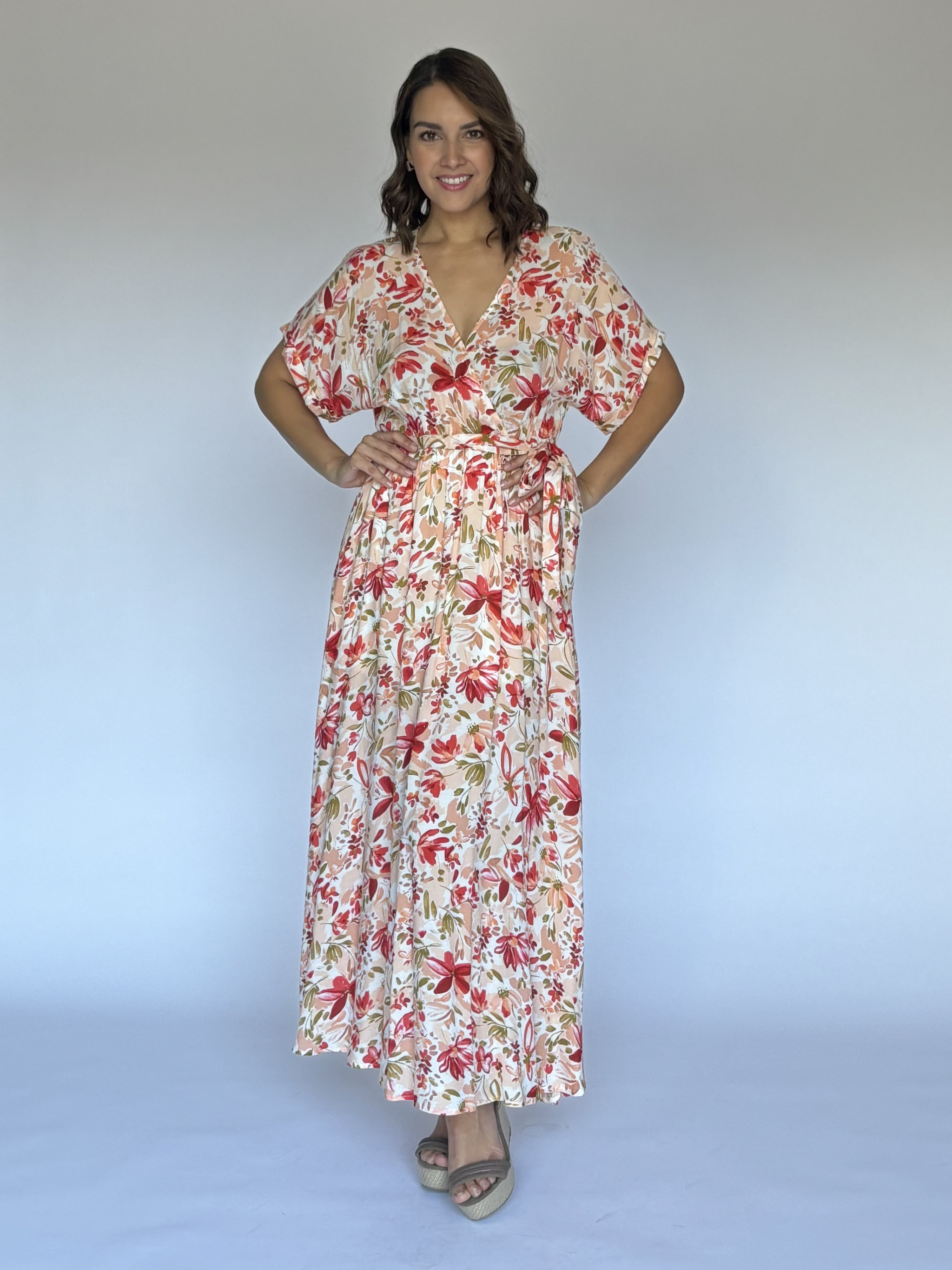 VESTIDO BEIGE 30700