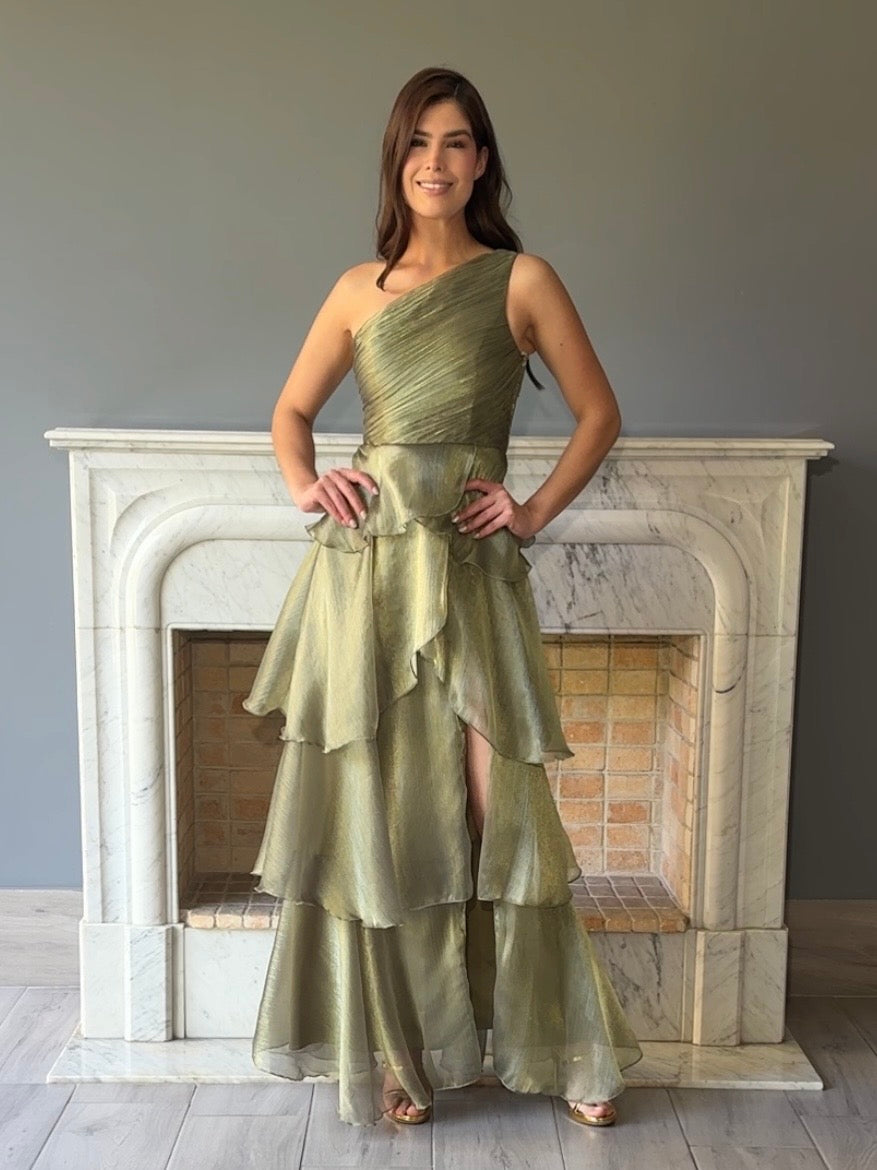 VESTIDO VERDE 3533