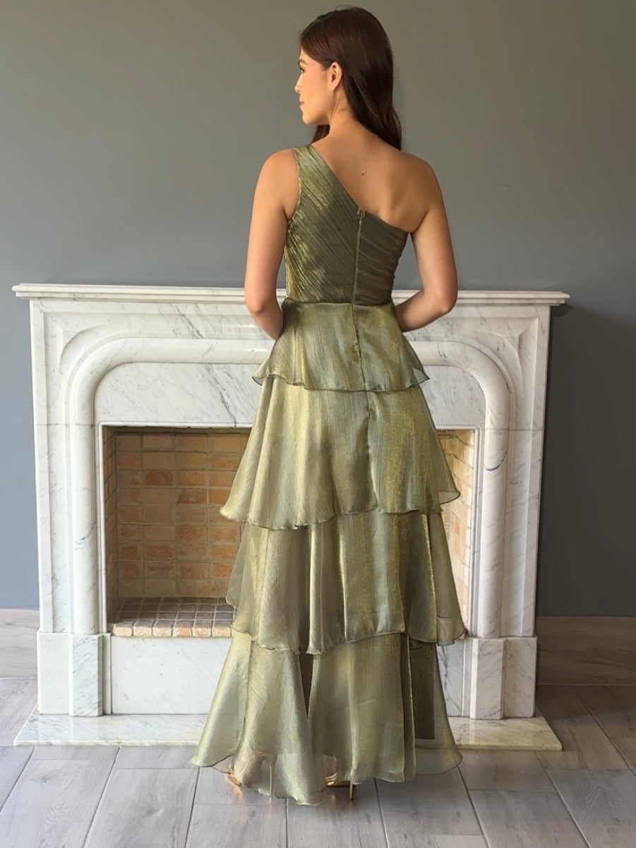 VESTIDO VERDE 3533