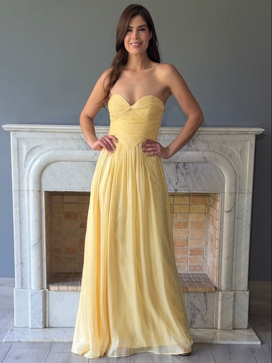 VESTIDO AMARILLO F25084