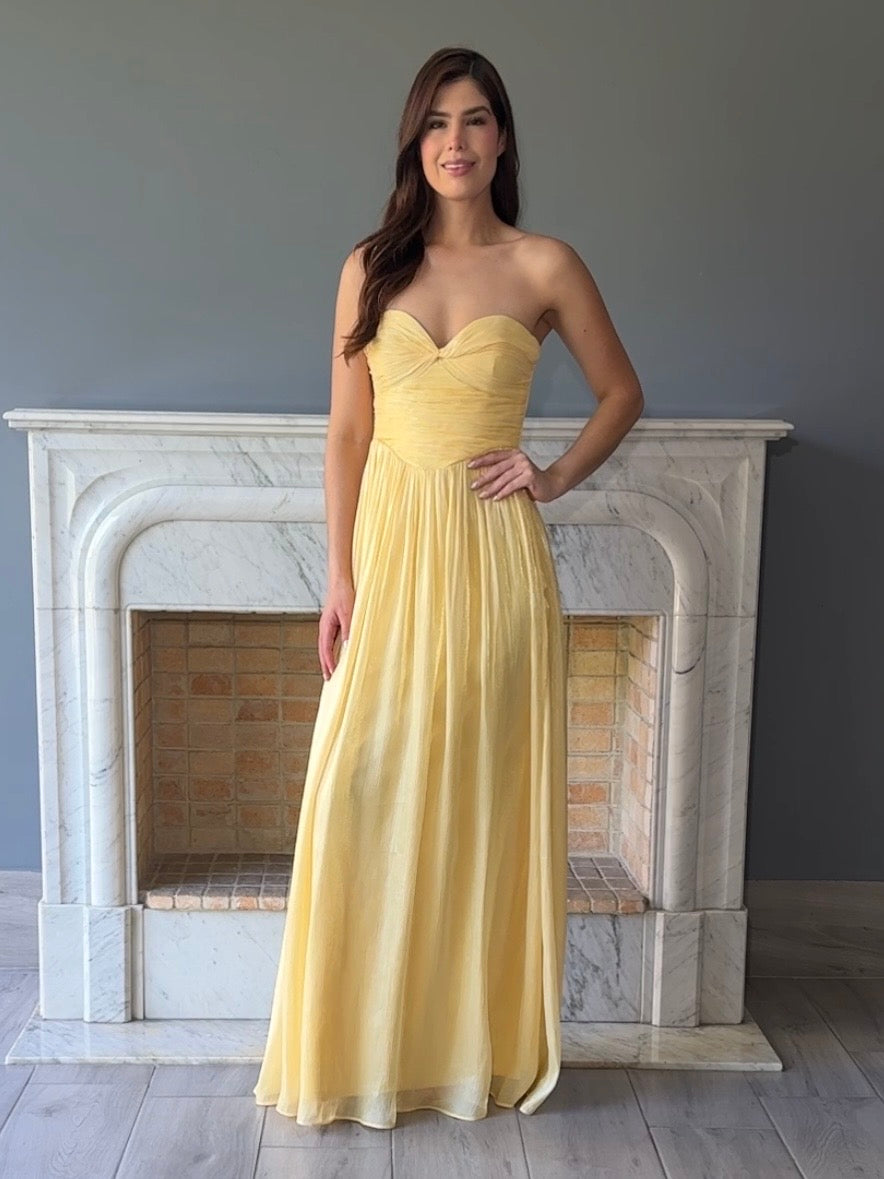 VESTIDO AMARILLO F25084