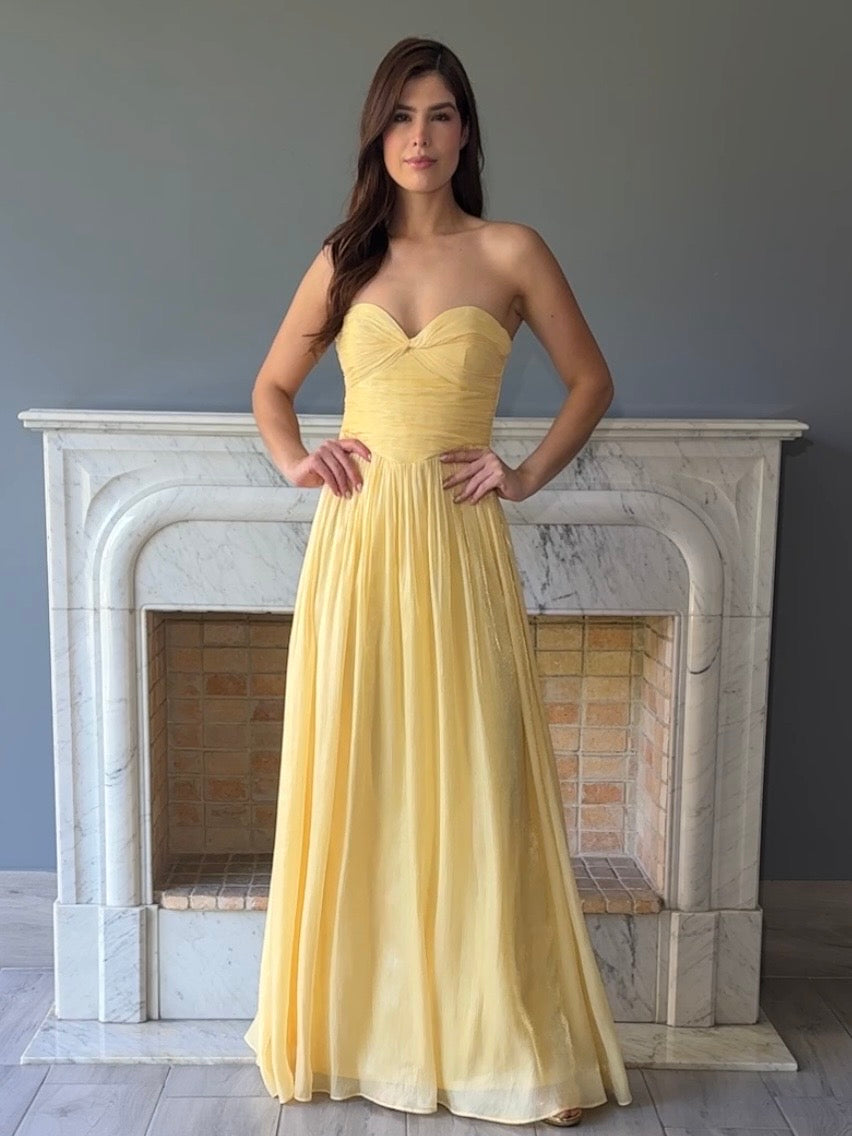 VESTIDO AMARILLO F25084