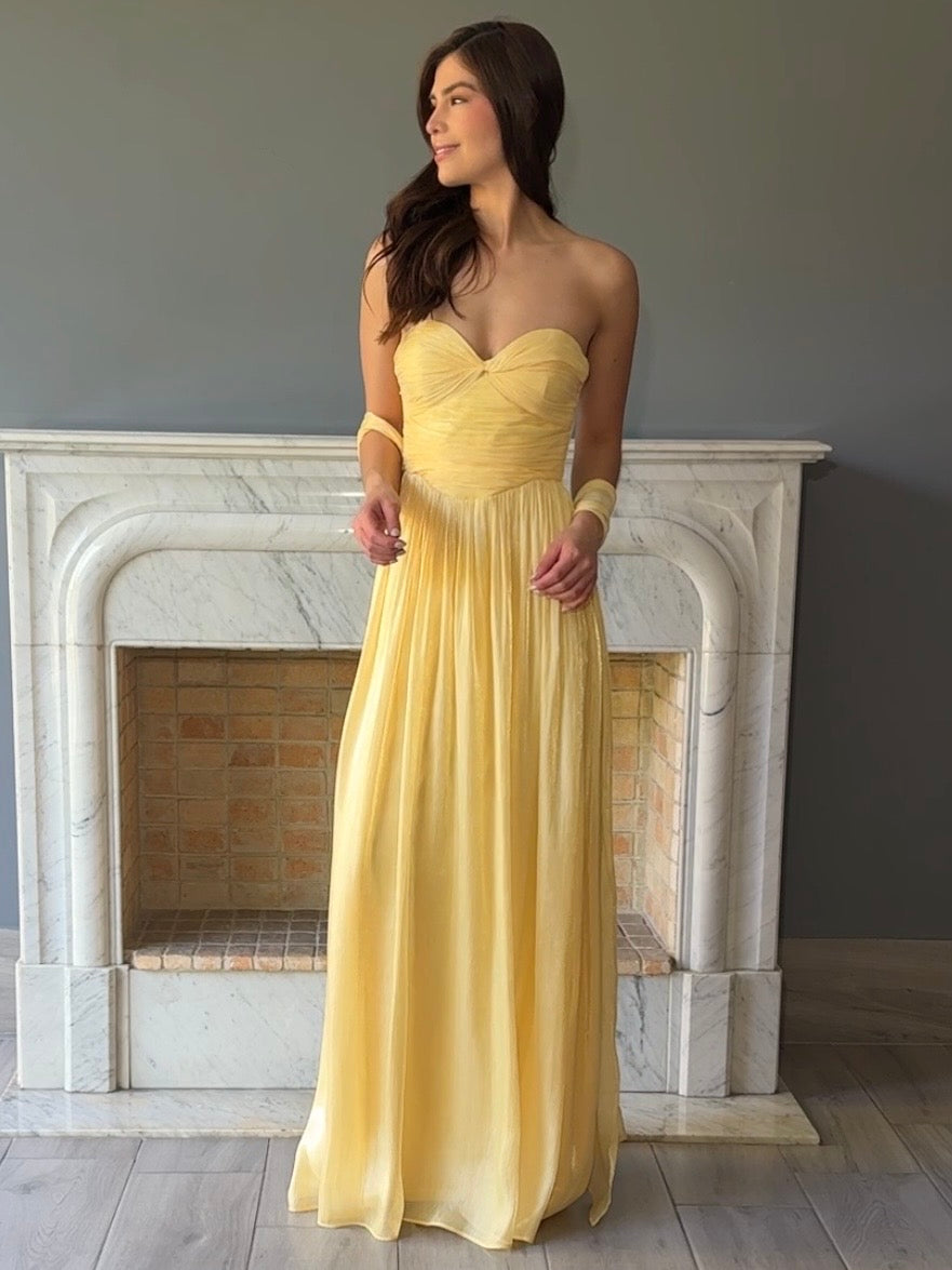 VESTIDO AMARILLO F25084