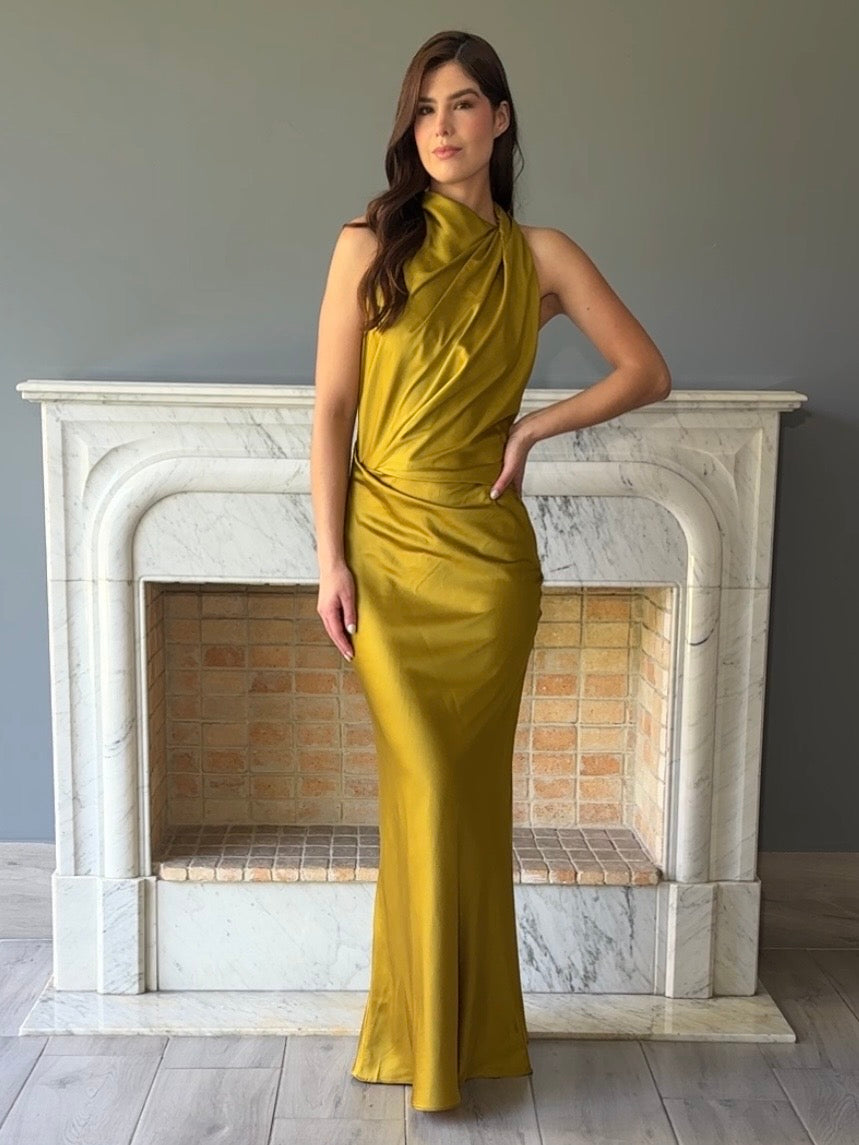 VESTIDO MOSTAZA LD11761