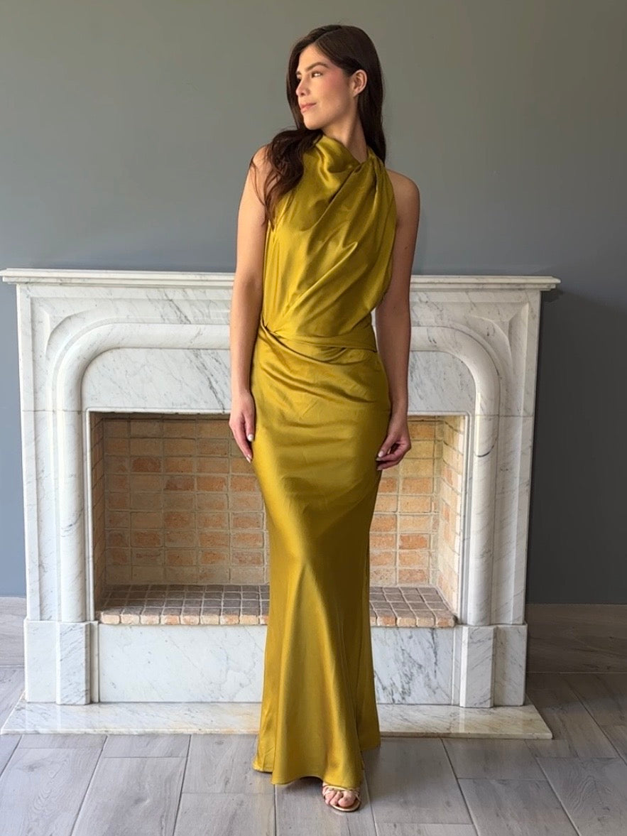 VESTIDO MOSTAZA LD11761