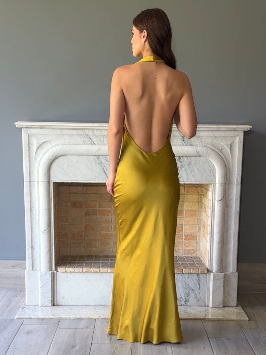 VESTIDO MOSTAZA LD11761