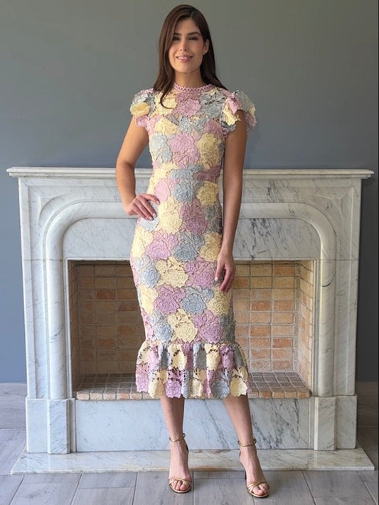 VESTIDO MULTICOLOR 17261