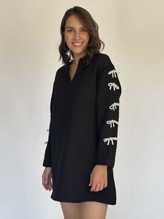 VESTIDO CORTO MOÑOS OC3564