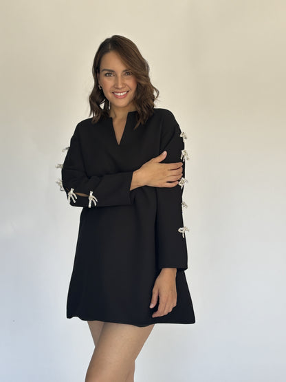 VESTIDO CORTO MOÑOS OC3564