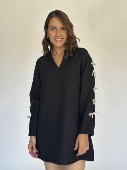 VESTIDO CORTO MOÑOS OC3564