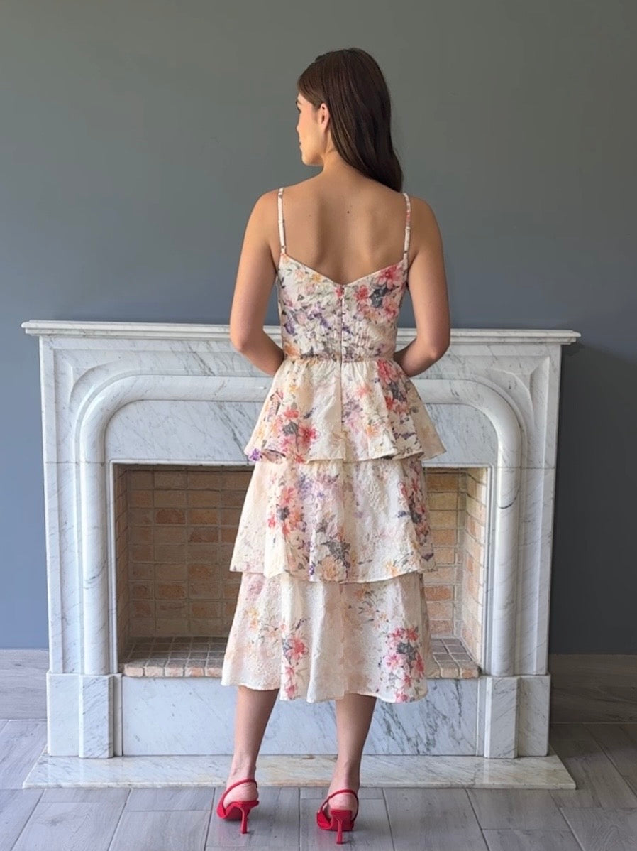 VESTIDO MIDI ESTAMPADO 22695