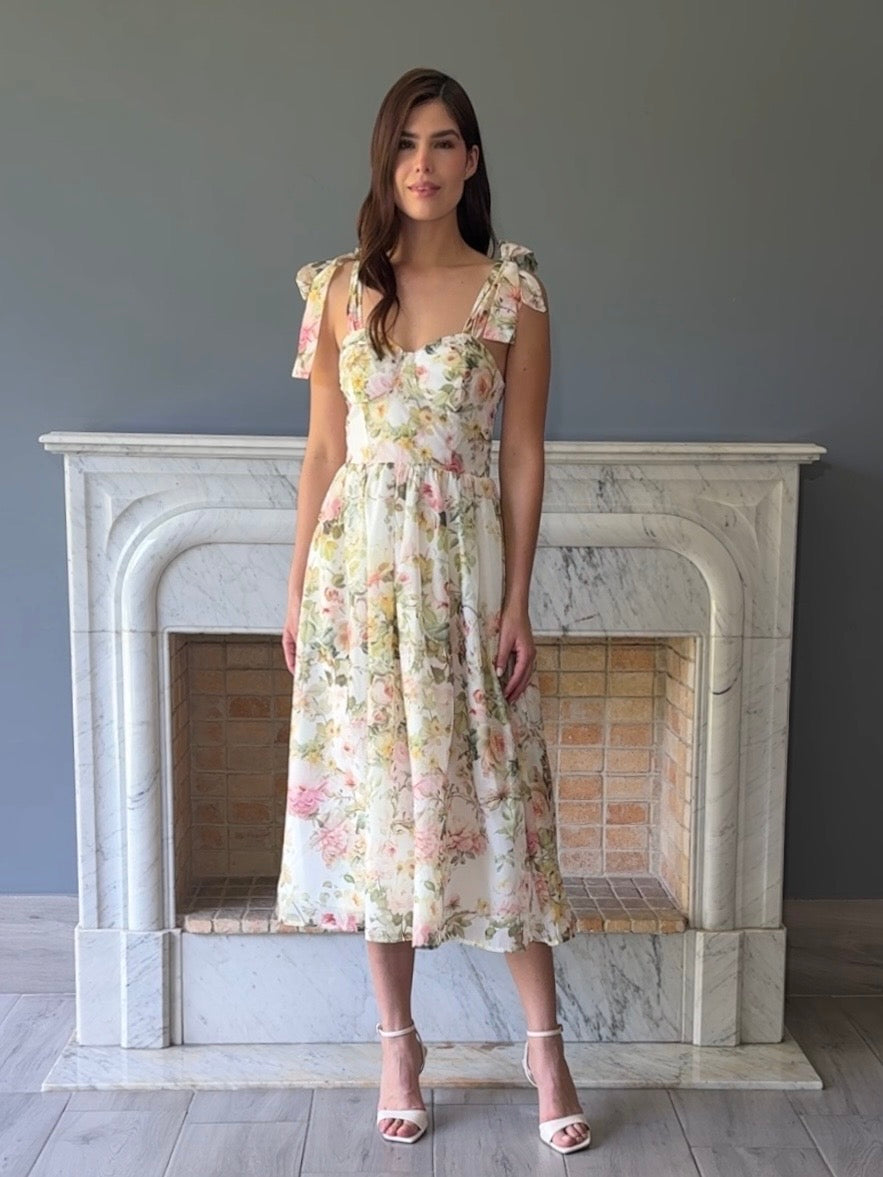 VESTIDO MIDI ESTAMPADO LD1780