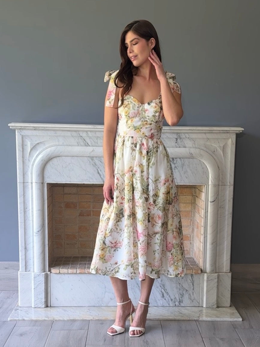 VESTIDO MIDI ESTAMPADO LD1780
