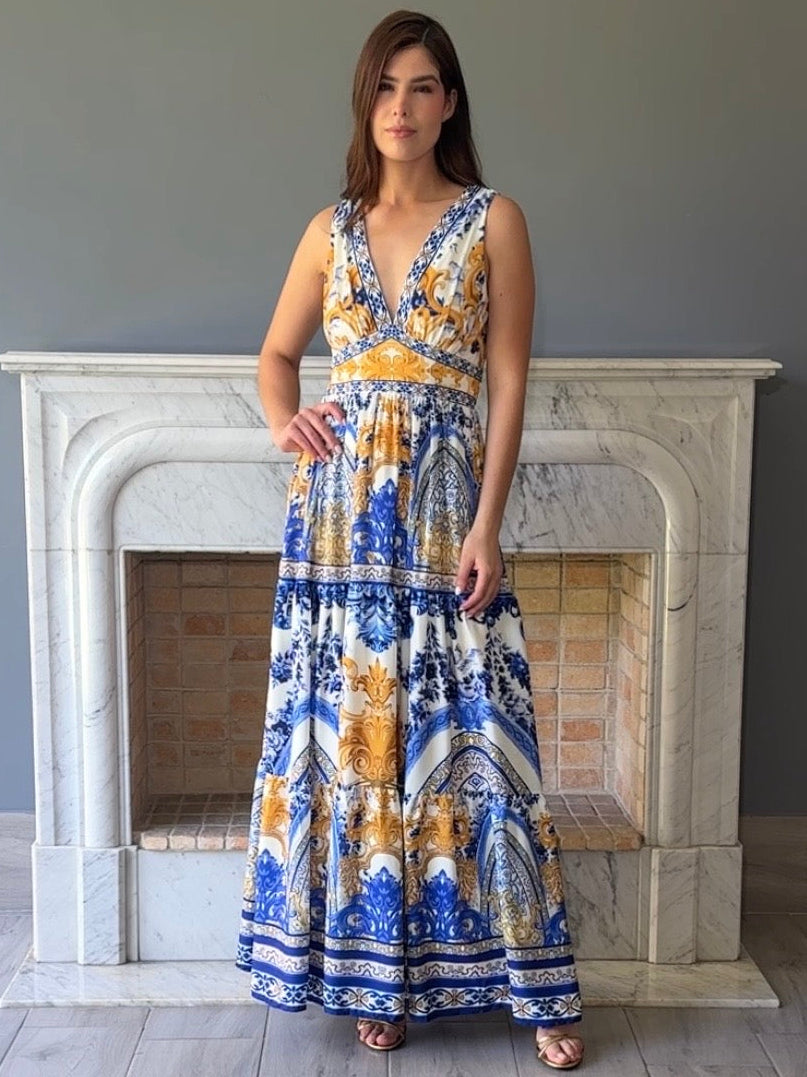 VESTIDO ESTAMPADO 23223