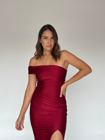 VESTIDO ROJO 12925