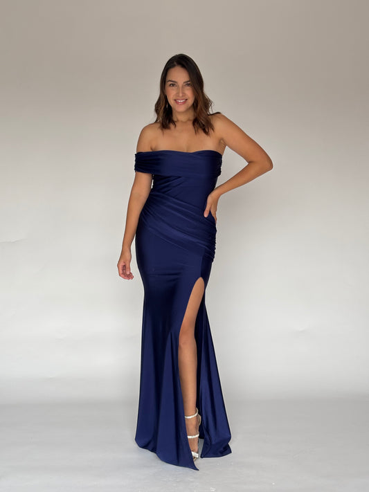 VESTIDO AZUL DB915