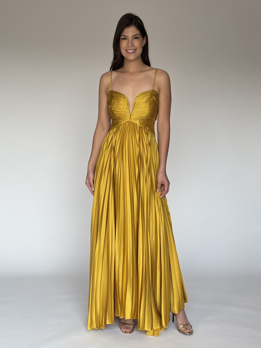VESTIDO AMARILLO D10842