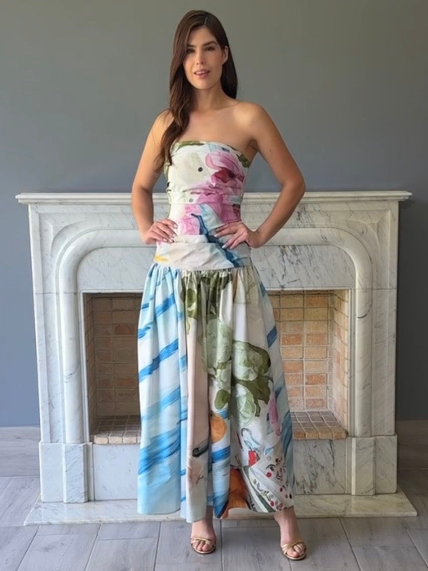 VESTIDO FLORAL D12134