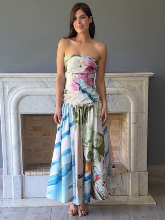 VESTIDO FLORAL D12134