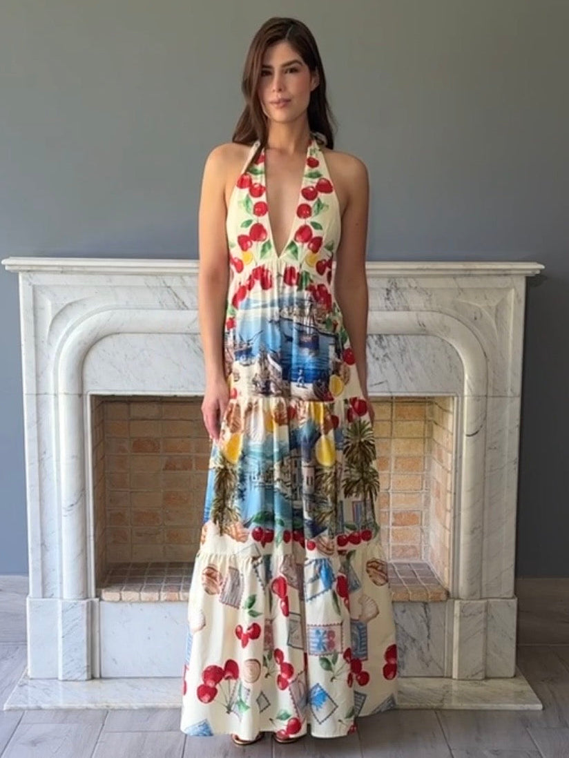 VESTIDO ESTAMPADO 23606