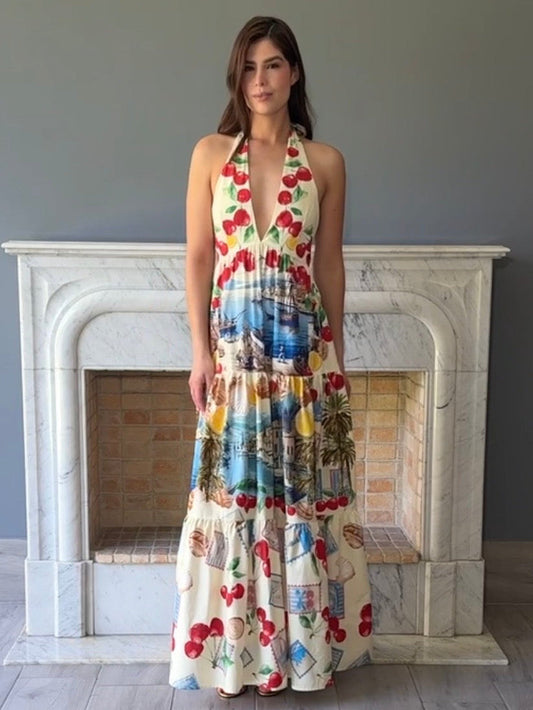 VESTIDO ESTAMPADO 23606