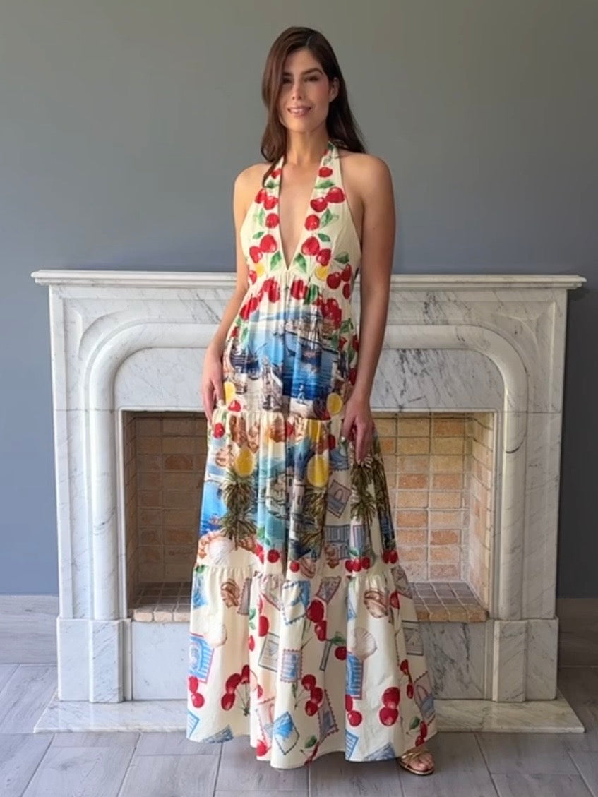 VESTIDO ESTAMPADO 23606