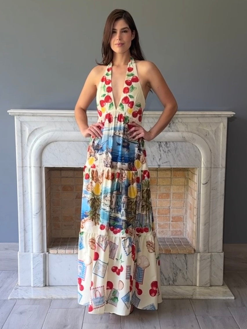 VESTIDO ESTAMPADO 23606