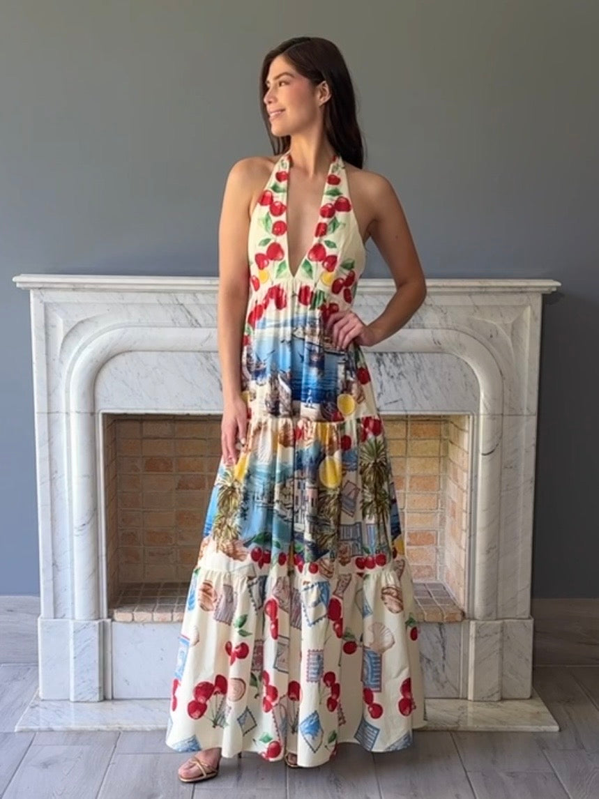 VESTIDO ESTAMPADO 23606