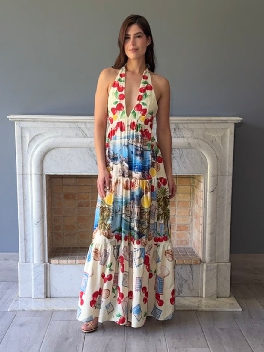 VESTIDO ESTAMPADO 23606