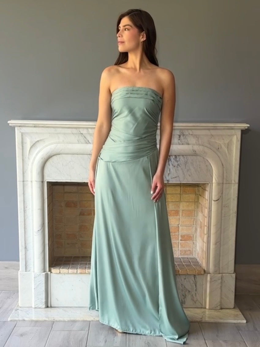 VESTIDO VERDE N2442
