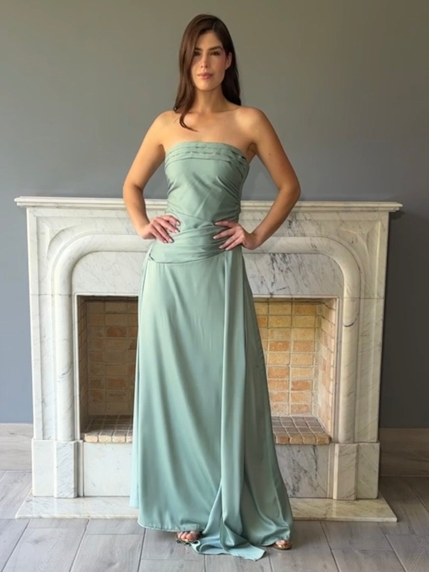 VESTIDO VERDE N2442