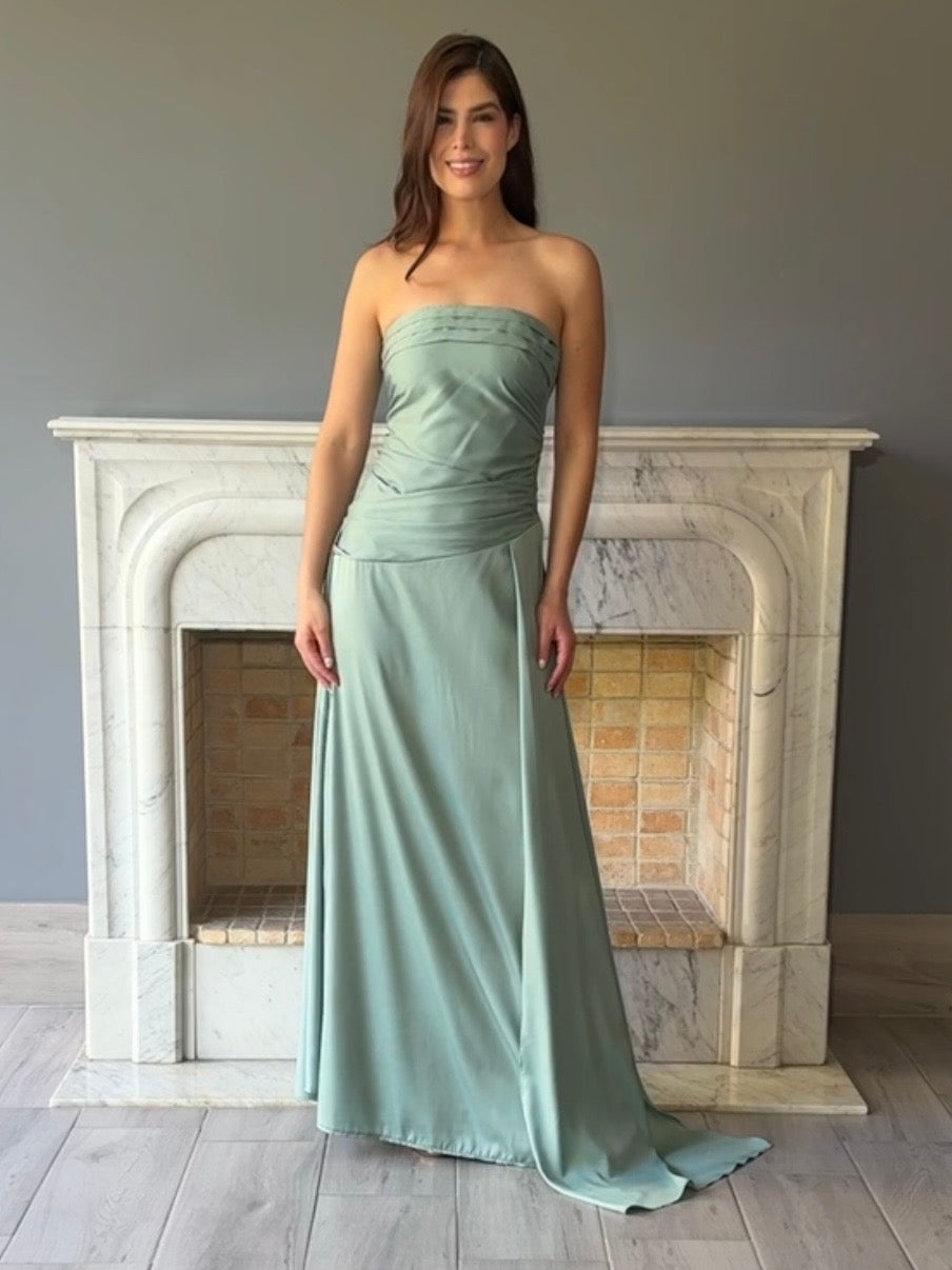 VESTIDO VERDE N2442