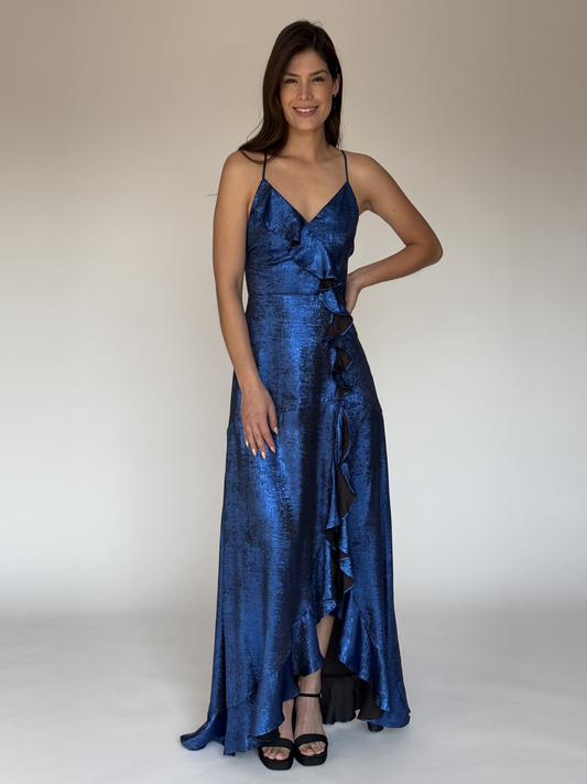 VESTIDO AZUL D5417