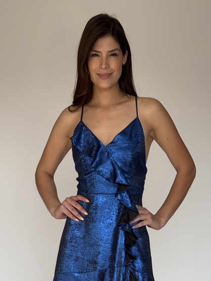 VESTIDO AZUL D5417