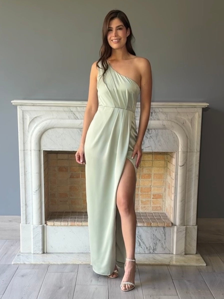 VESTIDO VERDE D8321