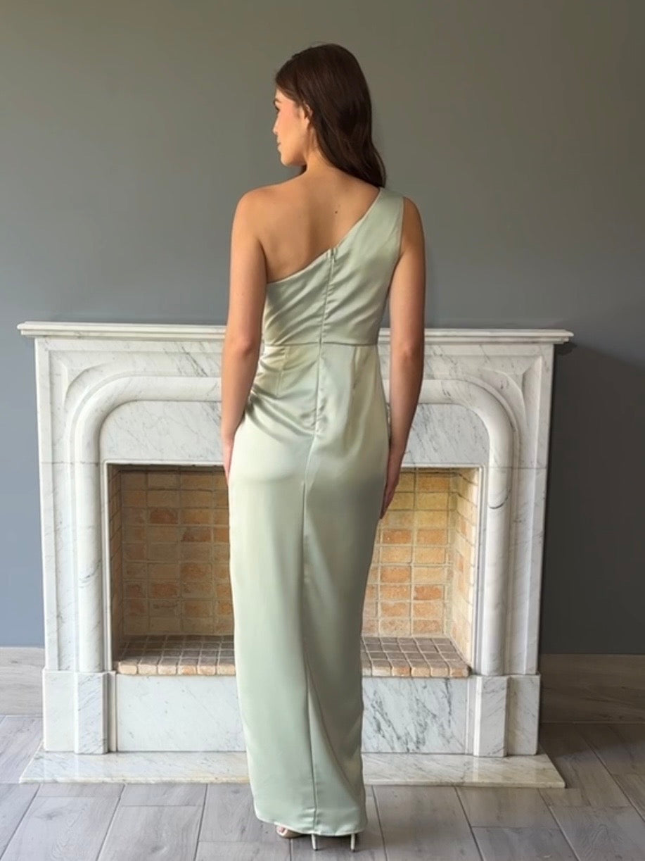 VESTIDO VERDE D8321
