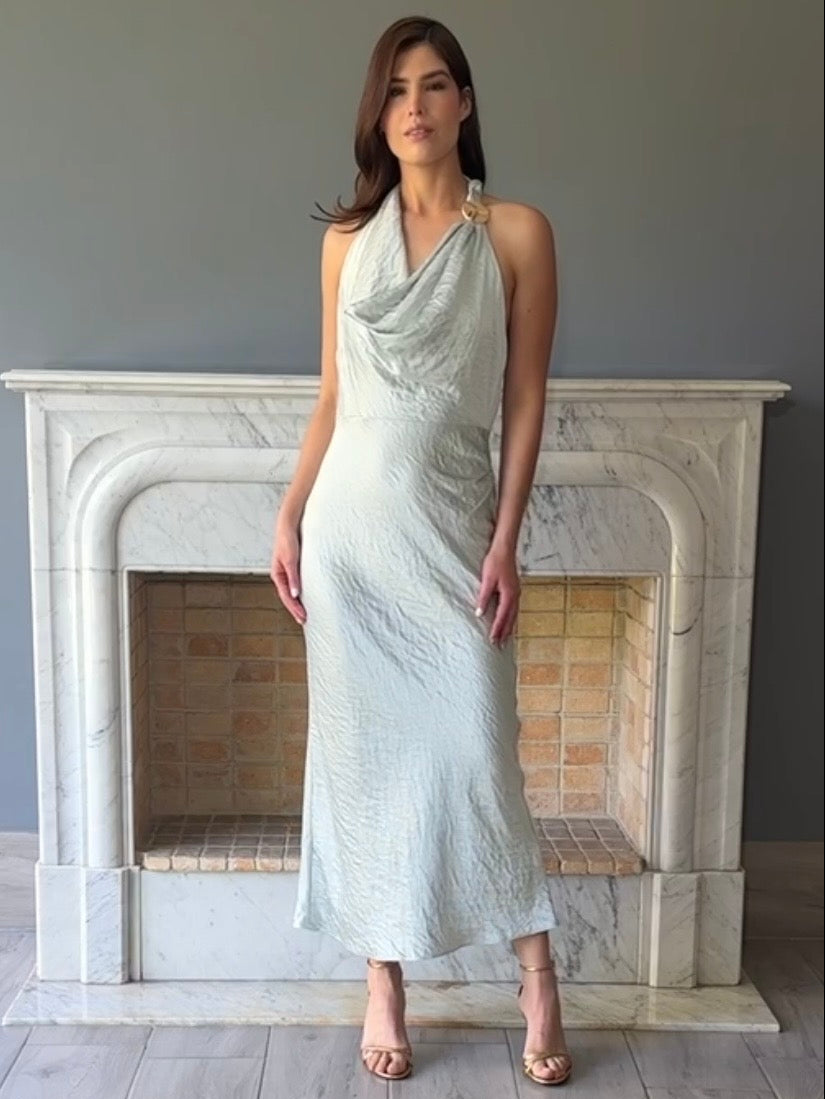 VESTIDO VERDE 14749