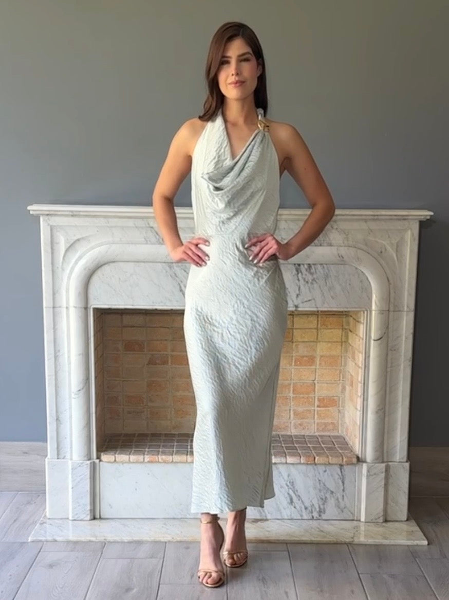 VESTIDO VERDE 14749
